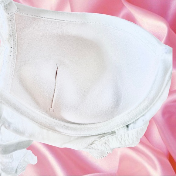 Aerie White Plunge Bra 32B Push Up Bra - Picture 6 of 17